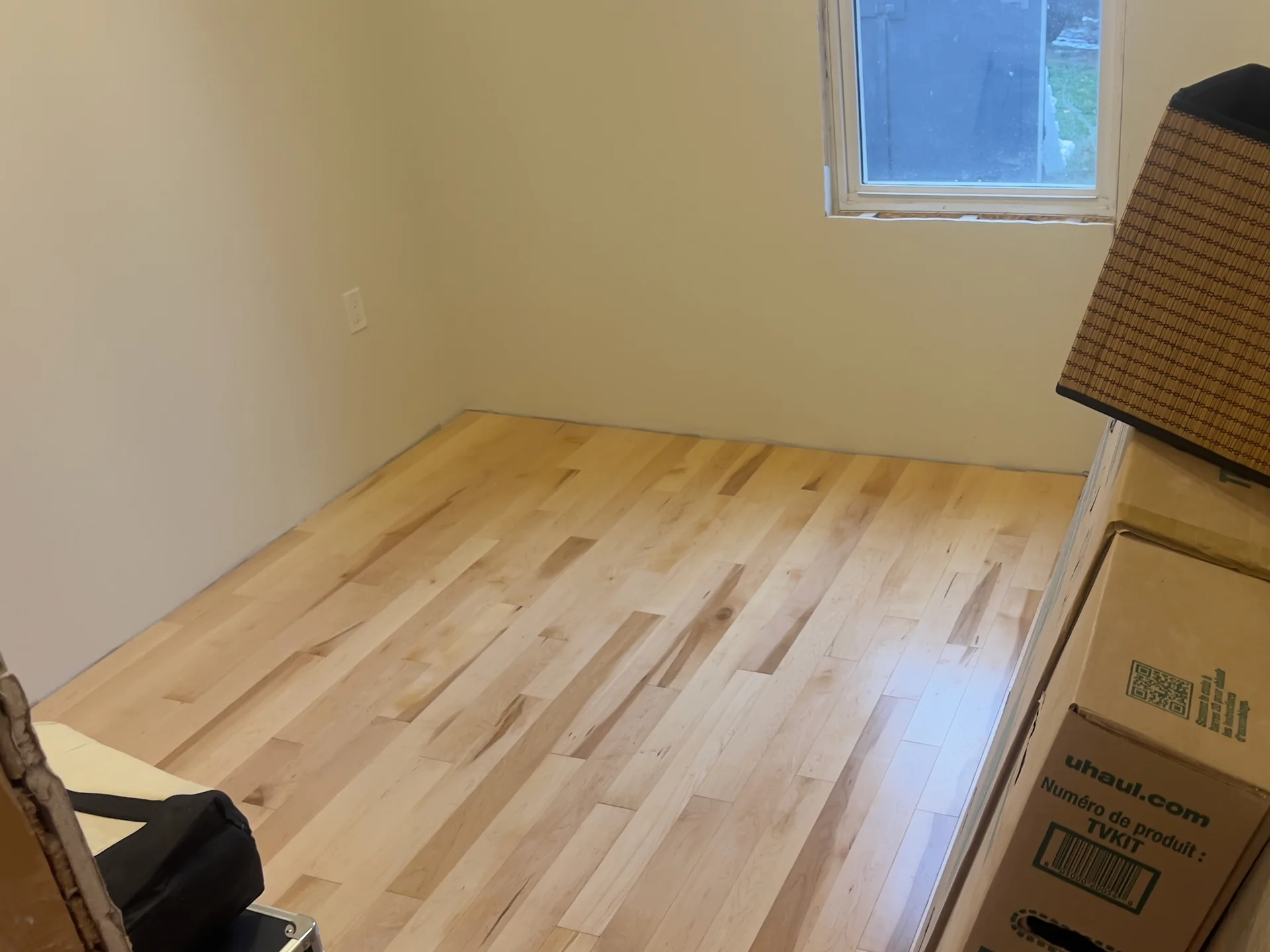 New wood flooring